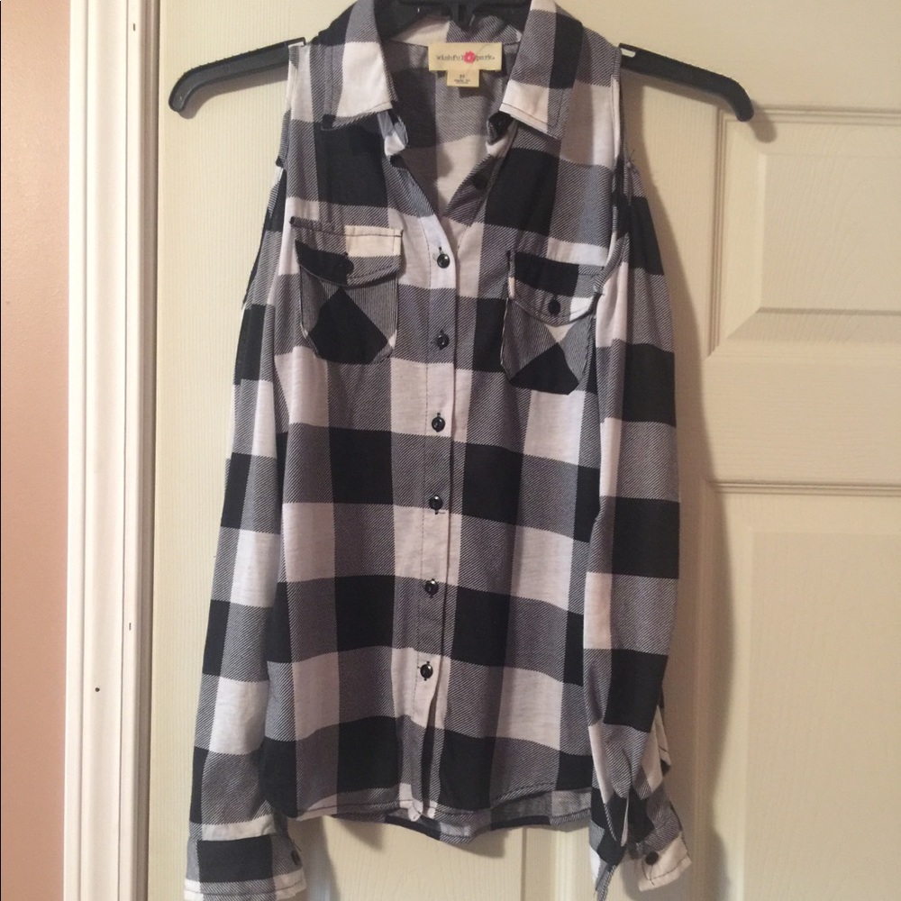 Buffalo plaid button down